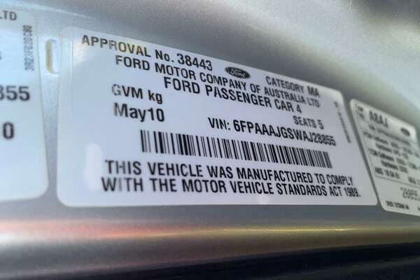 2010 Ford Falcon XR6 FG